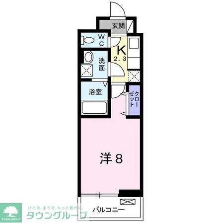 クラール本八幡の物件間取画像